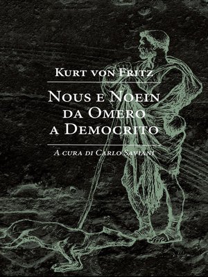 cover image of Nous e noein da Omero a Democrito